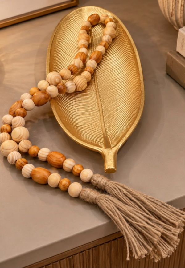 Centro de Mesa Folha Decorativo – Elegância e Sofisticação para sua Decoração
