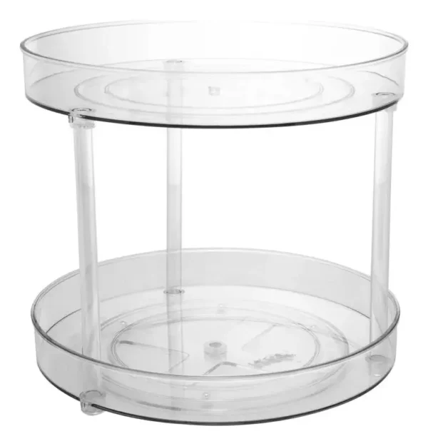 Organizador Giratório Lyor My Box 23,5cm Acrílico 360°