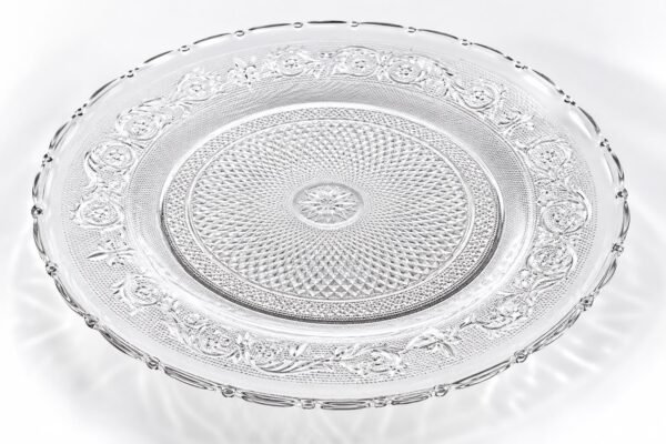 Prato Raso de Vidro para Bolo Angel 30 cm – Lyor