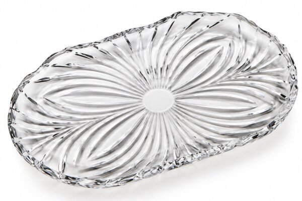 Bandeja de Cristal Aberta 23,8 x 14 cm – Lyor