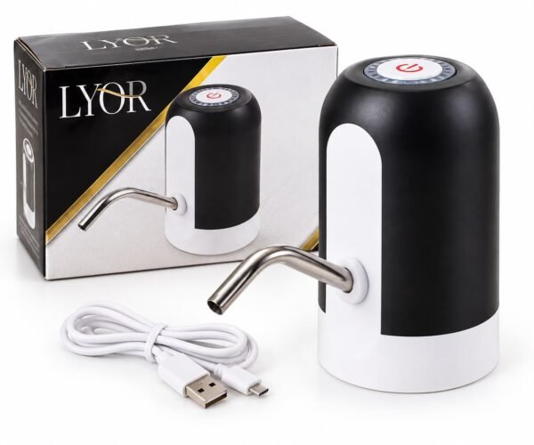 Bomba Elétrica para Galão de Água LYOR – Recarregável USB